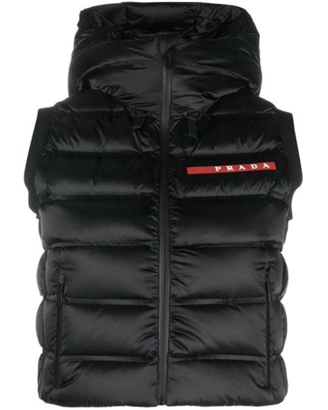 prada bodywarmer.